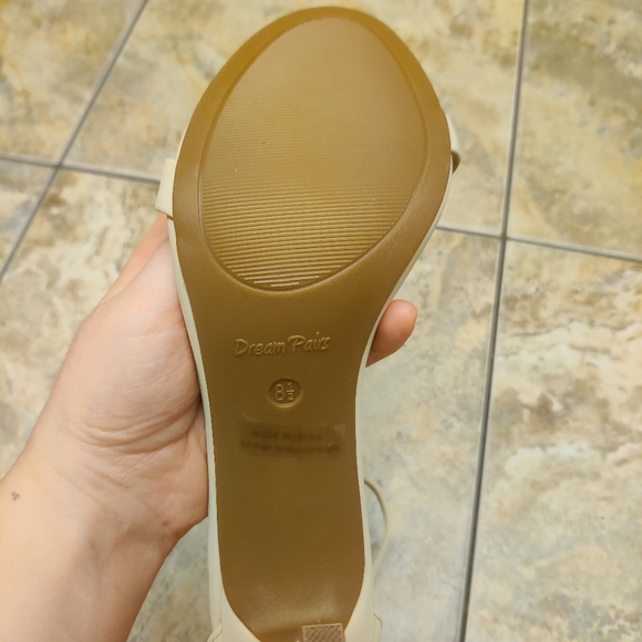 Nude Open-Toe Ankle Strap Heel - Picture 5 of 6